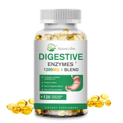 Nature’s live 120 Digestive Enzymes Prebiotic & Probiotics Gas,Constipation & Bloating Relief