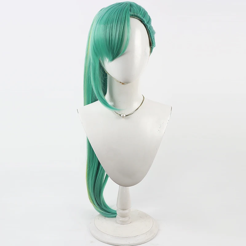 Virtual YouTube Vtuber Kagura Rin Cosplay Wig Halloween Carnival Party Props Synthetic Hair Heat Resistant Fiber + Wig Cap