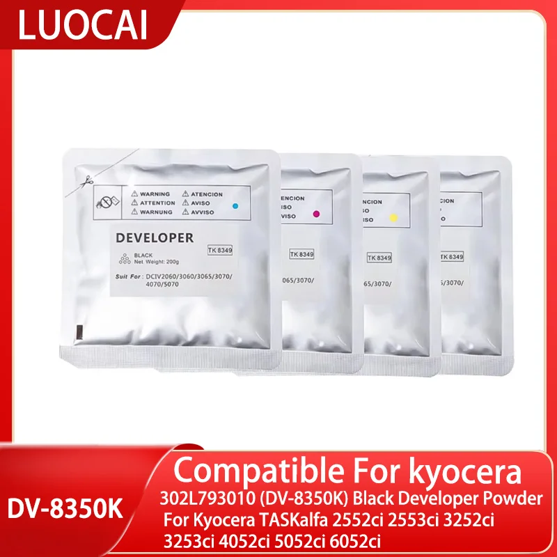 302L793010 (DV-8350K) Black Developer Powder For Kyocera TASKalfa 2552ci 2553ci 3252ci 3253ci 4052ci 5052ci 6052ci