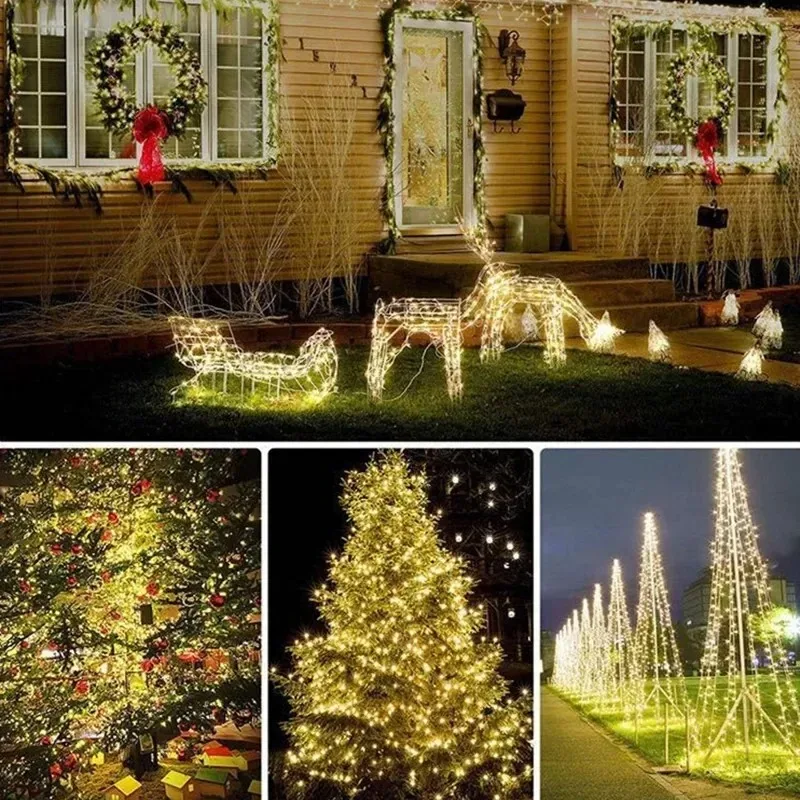 Solar LED Light 7m/22m Outdoor Garden Waterproof Fairy Garland String Lights Christmas Holiday Party Decoration Solar Lamp IP65 image 3