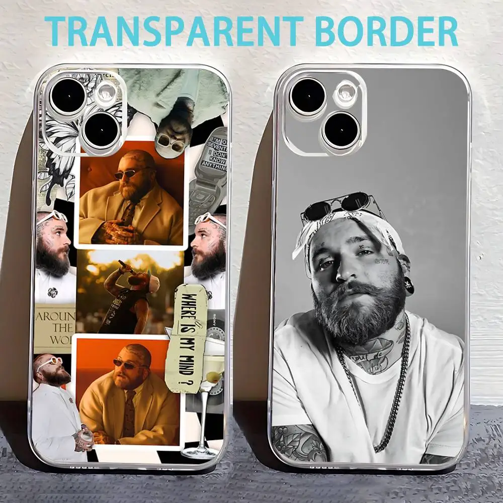 

Singer Teddy Swims Phone Case For iPhone 16,15,14,13,12,11 Pro,Max,Plus,X,XS,XR,SE,Mini Transparent Silicone Soft