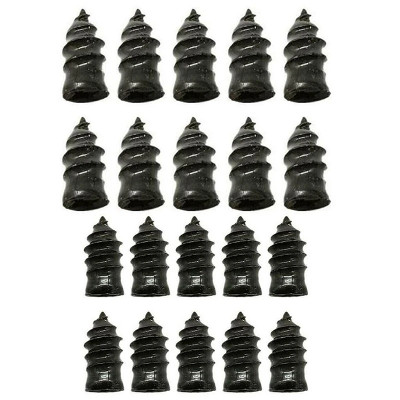 20 Pcs Professional Tire Repair Screw in Rubber Plug  Repair  Emergency Puncture Vacuum Self-Service