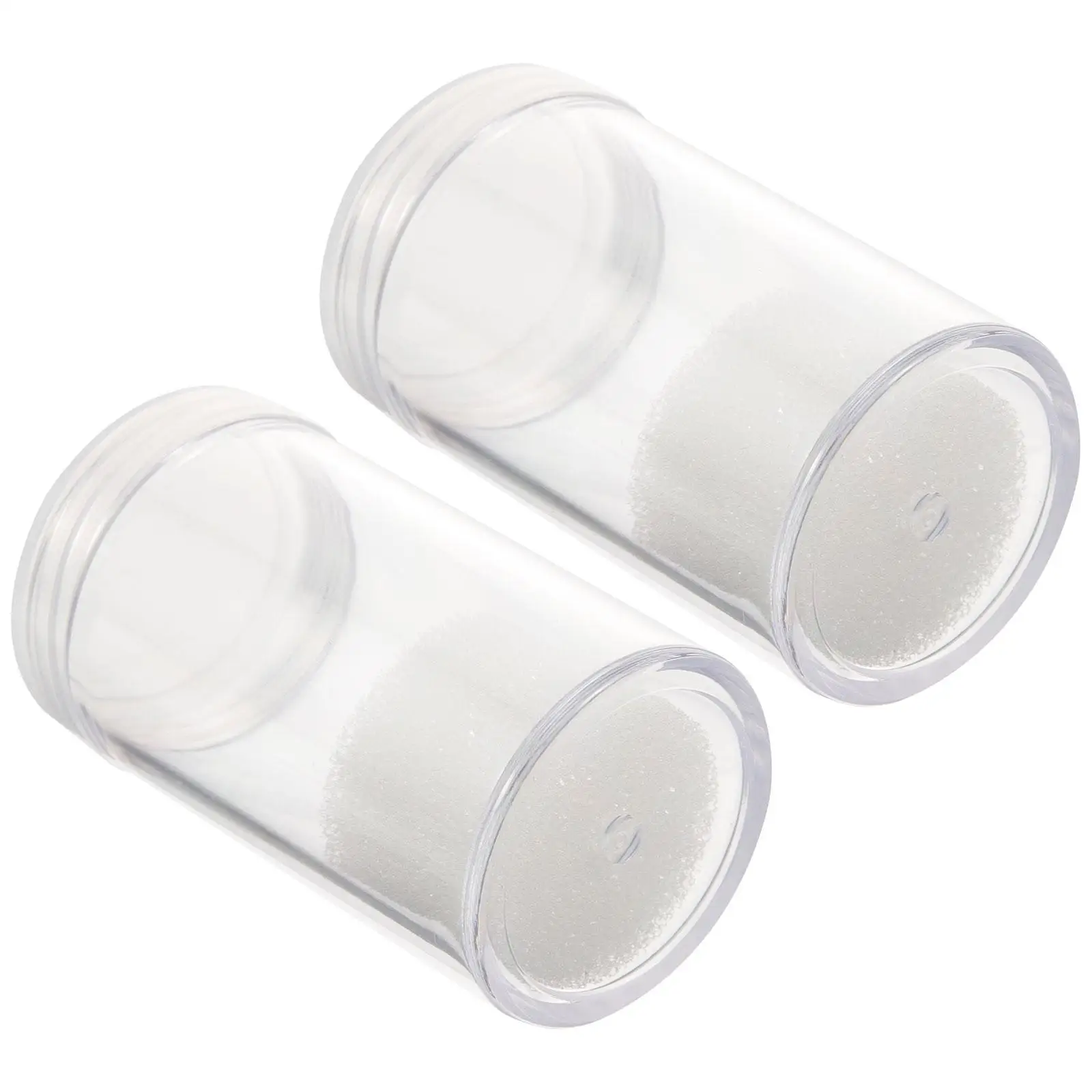 

2Pcs Coin Tubes Plastic Holders Clear Lids 30mm Diameter Collectors Storage Safe Material Protect Oxidation Easy Open