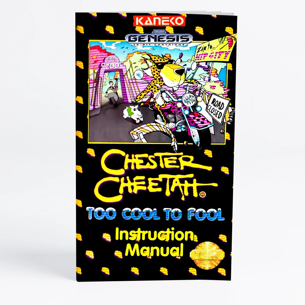Cartucho de juego Retro Chester Cheetah Too Cool to Fool de 16 bits para consolas de videojuegos Sega Genesis Megadrive