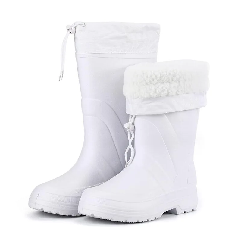 Men Rain Boots High Quality EVA Waterproof Shoes Men Platform Snow Boots Outdoor Non-slip Fishing Shoes Men Rain Shoes 2026
