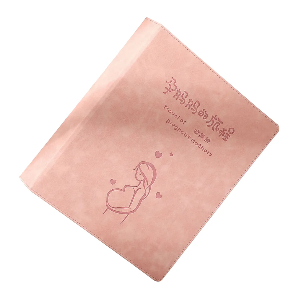 Diario di maternità per la gravidanza Libro Ricordo premium per la mamma futura Diario di localizzazione di gravidanza Facile da trasportare Compatto