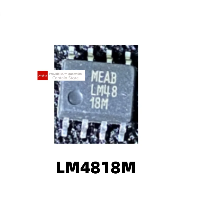5 قطعة LM4818 LM4818M LM4818MX المعبأة SOP8 رقاقة مضخم الصوت