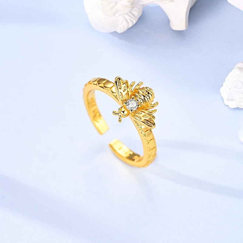 Original 925 Sterling Silver Adjustable Rings Sun Moon Love Cross Time Scale For Women High Quality Ladies Jewelry For Vacation