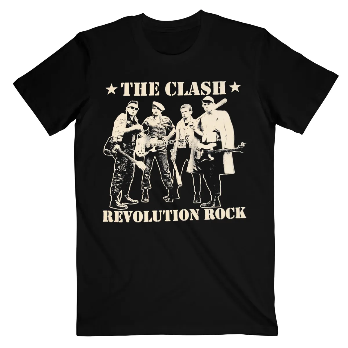 The Clash Revolution band member Unisex Black All size Shirt Gift For fans E529