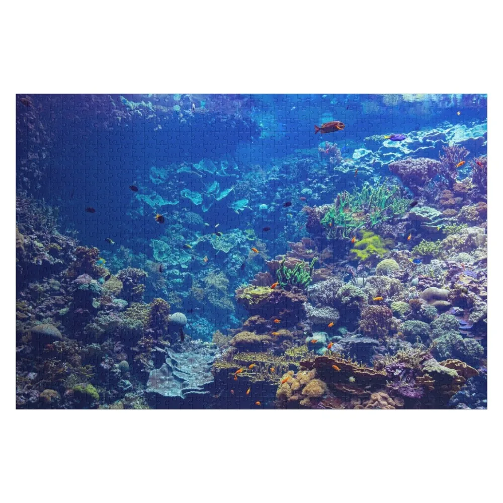 

Coral in the deep blue ocean Jigsaw Puzzle Jigsaw For Kids Personalised Photo Custom Wooden Name Puzzle