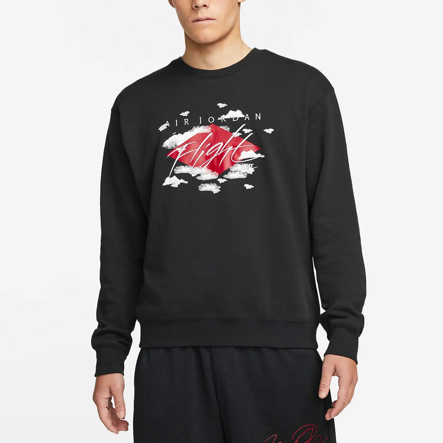 

Официальная аутентичная мужская толстовка Nike JORDAN с круглым вырезом и принтом DH9036-010