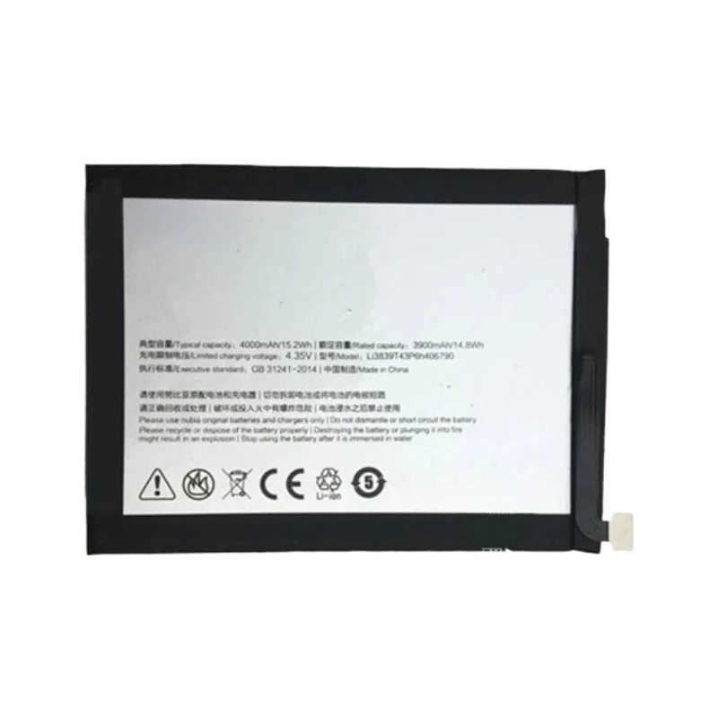 3100mAh Li3930T44P6h746342 Phone Replacement Battery For ZTE For Nubia Z17S NX595J Smart Phone Rechargeable Batteries + Tools