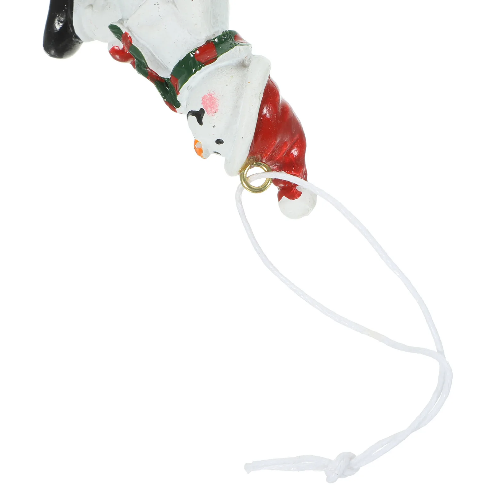 

Xmas Bell Ornament Christmas Hanging Decoration Bright Colors Fade-Resistant Iron Resin Material Festive Home Decor Tree