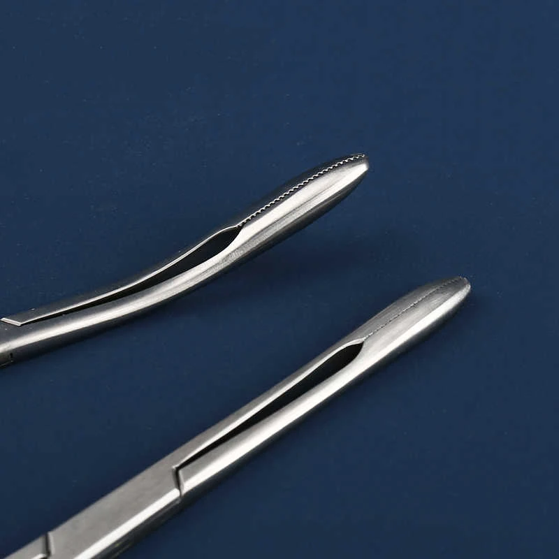 Double Eyelid Tool - Stainless Steel Dressing Forceps - Sponge Forceps - Serrated And Thickened