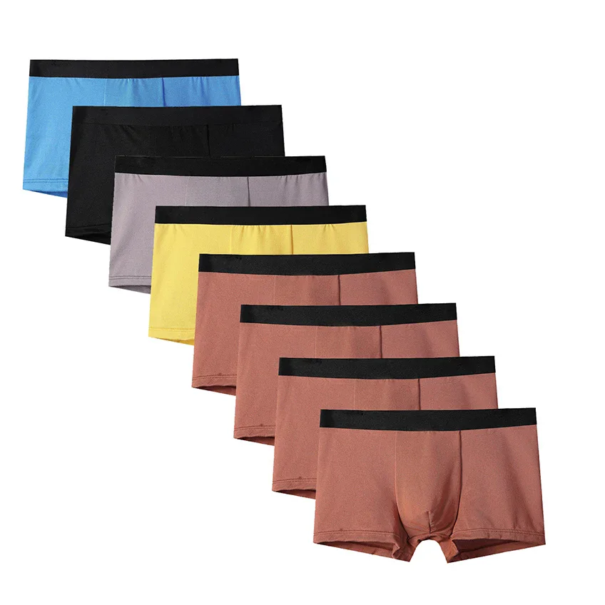 8Pcs Breathable Sexy Male Boxer Underpants New Men Boxer Mens Panties Underwears Comfortable Underwear Men\'s Boxers ﻿