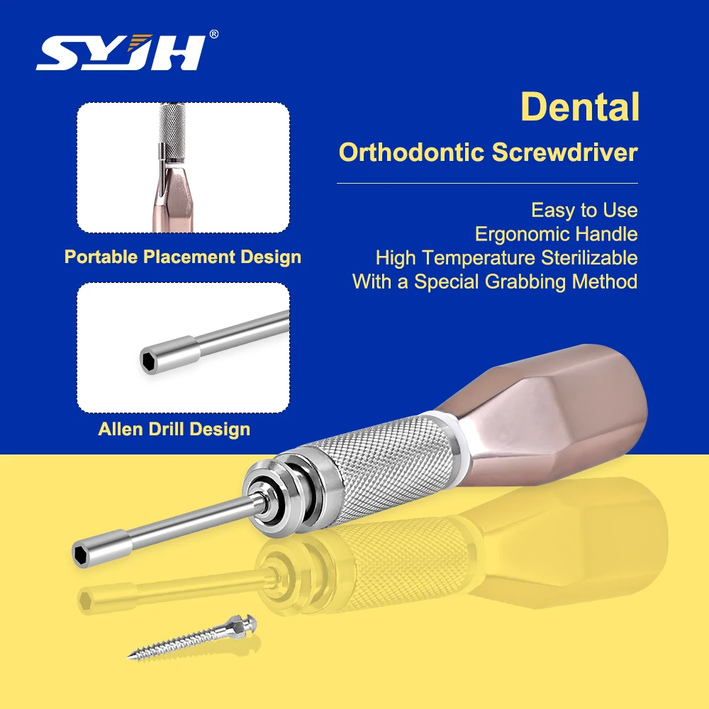 

SYJH стоматологический ортодонтический микровинтовой инструмент для сопоставления стоматологических мини-отверток для самосверлящей отвертки стоматологические инструменты