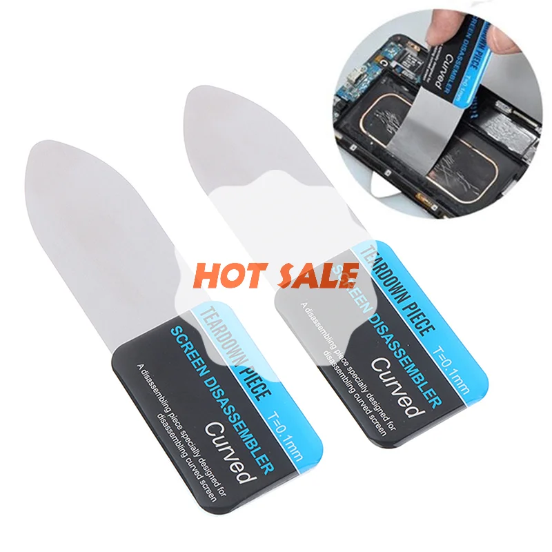 1PC Phone Opening Pry Card Tools Ultra Thin Flexible Phone Disassemble Tool Screen Opening Pry