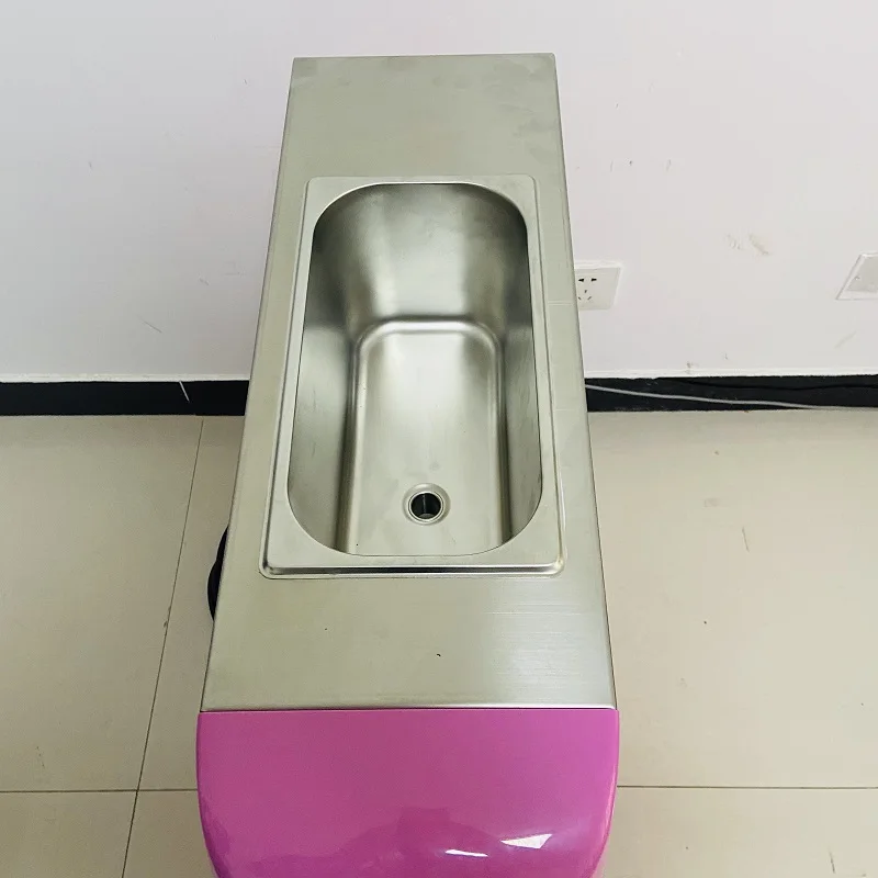 آلة الآيس كريم التجارية المصنوعة من الفولاذ المقاوم للصدأ أوتوماتيكية بالكامل بثلاث نكهات آلة الآيس كريم متجر شاي الحليب