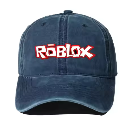 Roblox baseball caps, cartoons, character print caps, boys and girls, breathable caps, hip hop net hats, cowboy hats