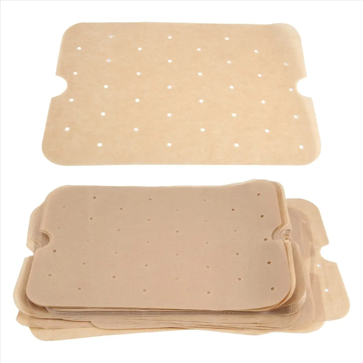 

【DEAL!】100Pcs Air Fryer Paper Air Hole Air Fryer Parchment Paper Liners for Ninja Foodi Smart FG551 Air Fryer Accessories