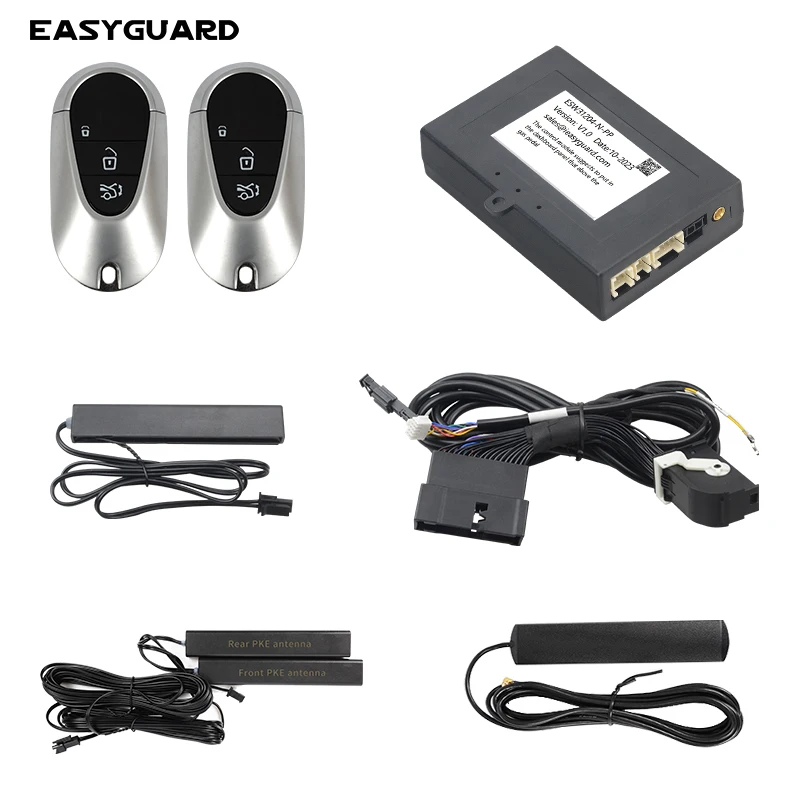 

EASYGUARD Smart Key Replacement PKE Kit For Benz C W206,E, GLC, S, EQA,EQB,EQE,EQS from 2020 With OEM Keyless Go &Comfort Access