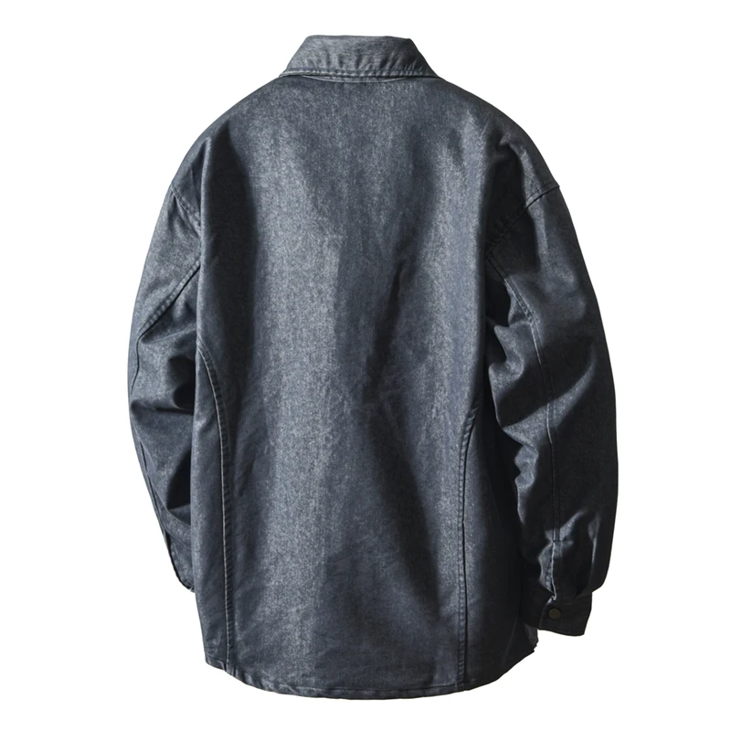 2026 Spring Autumn New Loose and Comfort Sense of Layering Cargo Jackets for Men Vintage Streetwear Men Shirts