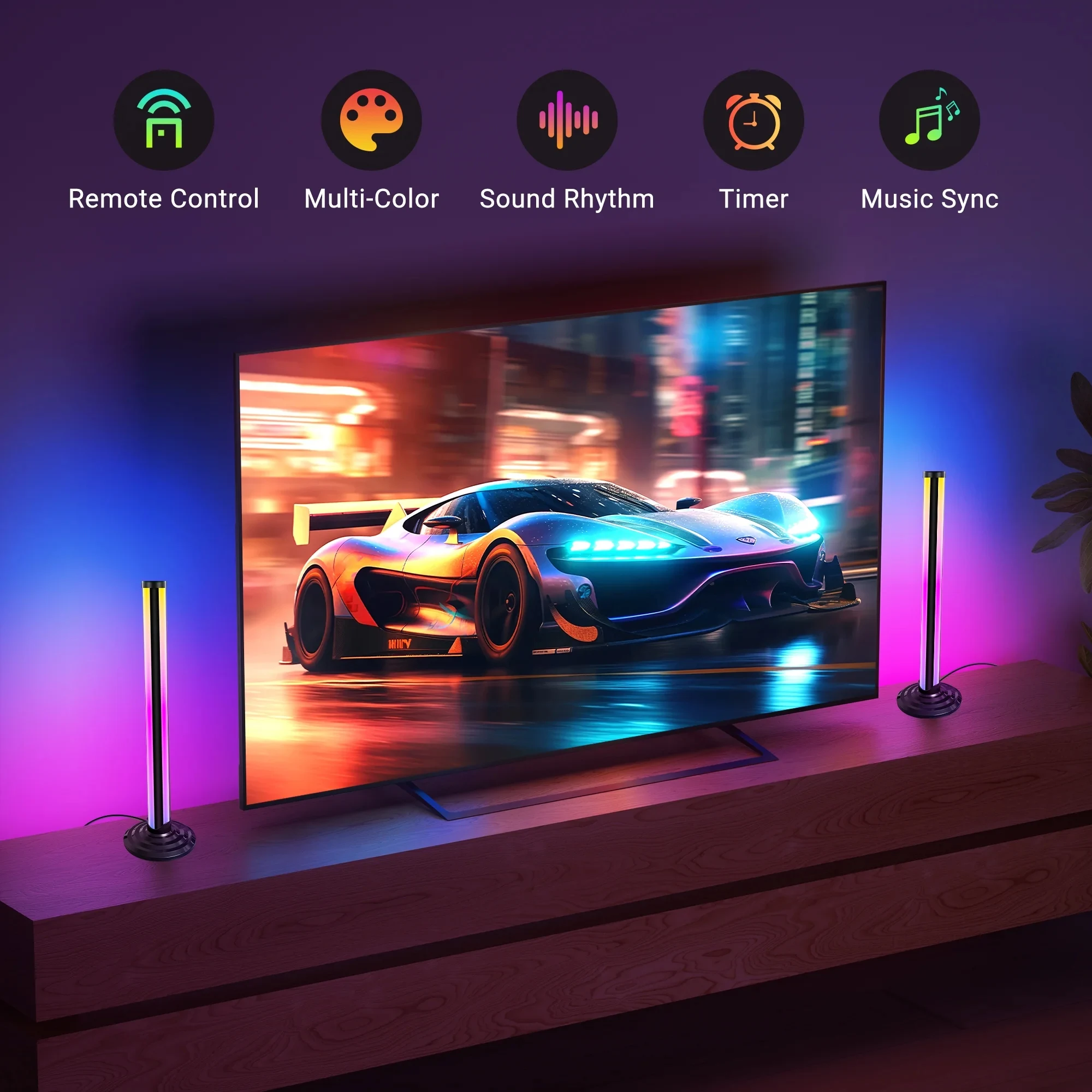 270 ° RGB 데스크 분위기 조명, 5050 드 - Desk Setup Dream 리뷰 및 가격