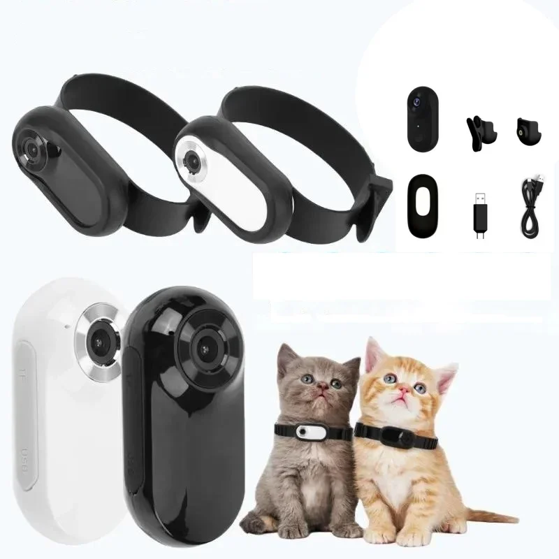 Pet Supplies Cat and Dog Collar Camera Outdoor Sports Camera Pet Recording