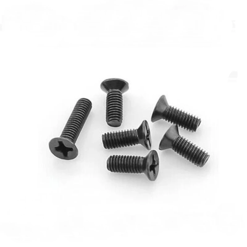 

1000pcs M1.2 M1.4 M1.6 M2 M2.5 M3 Black Carbon Steel Flat Cuntersunk Phillips Computer Screws Drive Mini Screws