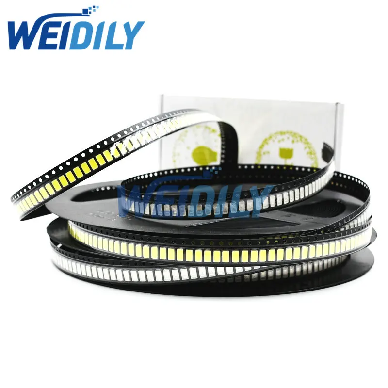 100PCS 1206 SMD White Red Blue Green Yellow 20pcs each Super Bright 1206 SMD LED Diodes Package Kit