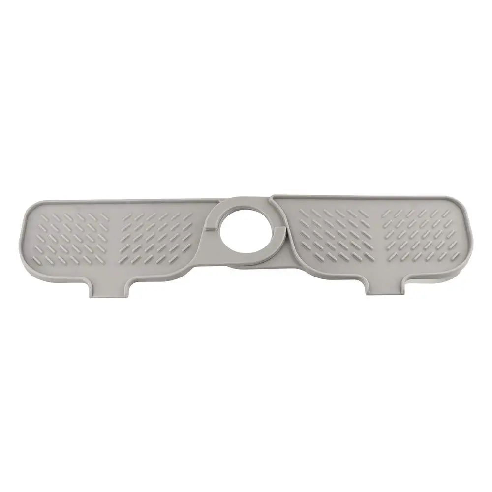 

Dish Soap Dispenser Durable Drain Mat Multifunction TPR Faucet Mat Soft Convenient Sponge Holder Mat Bathroom