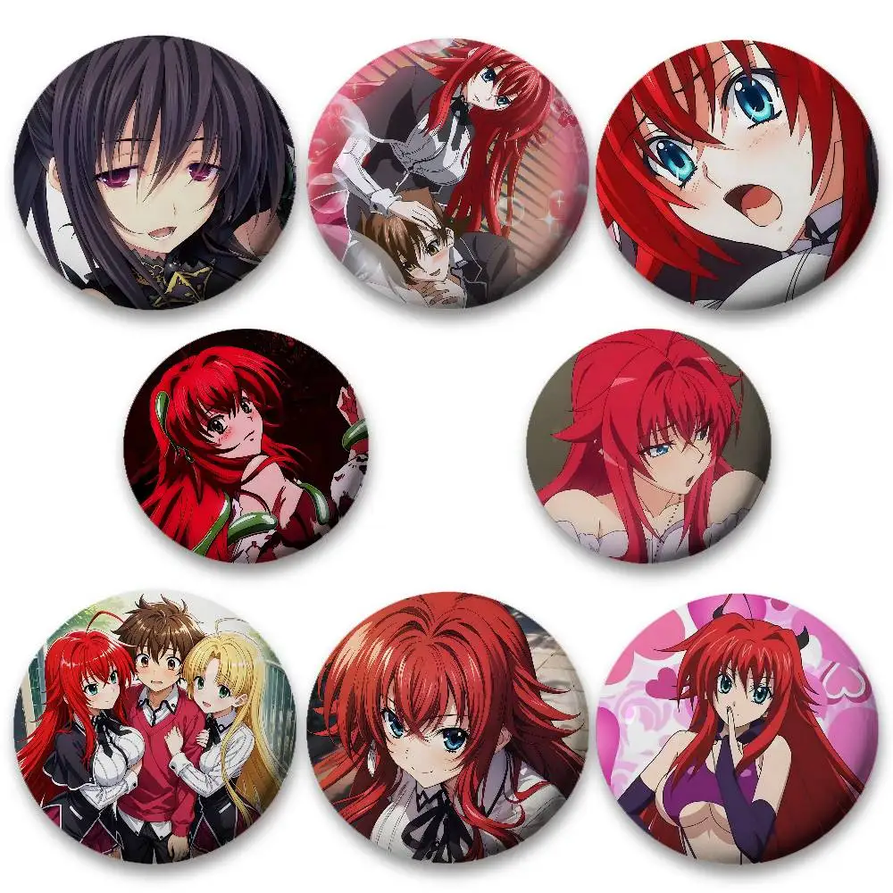 Anime High School DxD For Clothes Anime Enamel Pin Cute Things Cartoon Cosplay Badges On Backpack Brooch Art Gifts