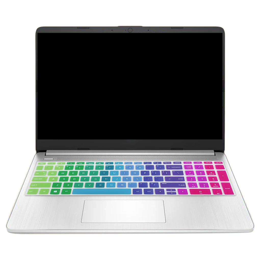Capa protetora de teclado de silicone removível para HP 15,6 polegadas BF Desktop Protetor de capa de teclado à prova de poeira