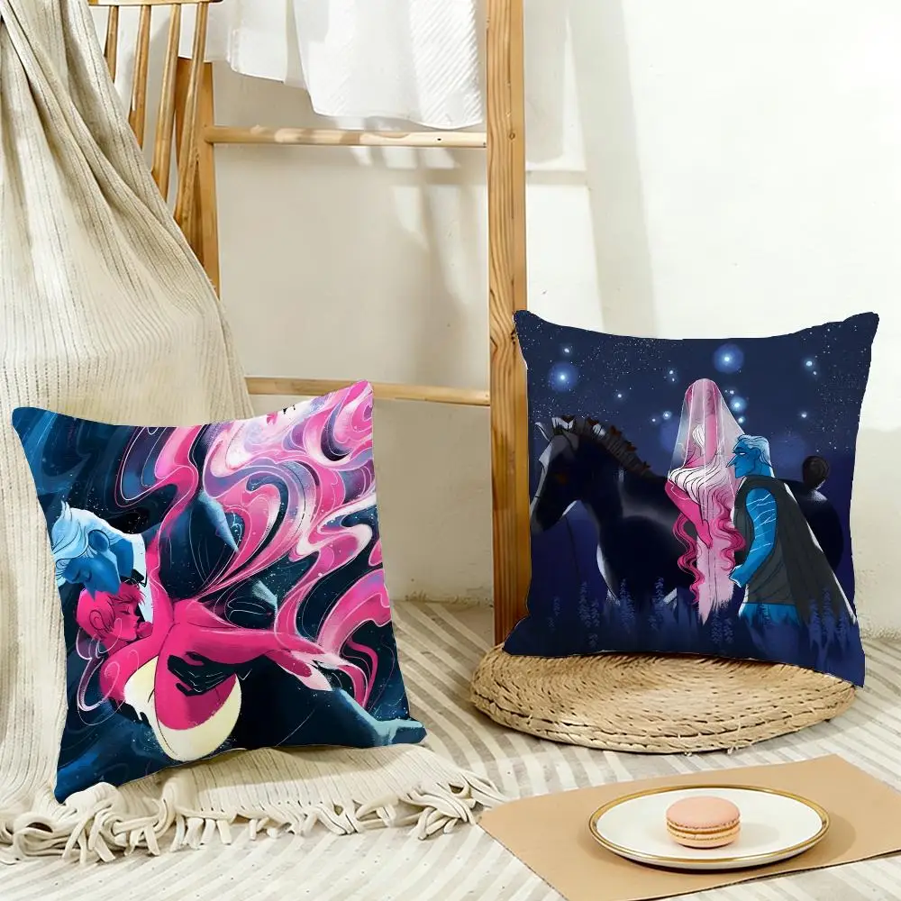 Mythological Elegant Vibrant Lore Olympus Cushion Cover Cozy Pillowcase Holiday House Interior Sofa Bedroom Accessories