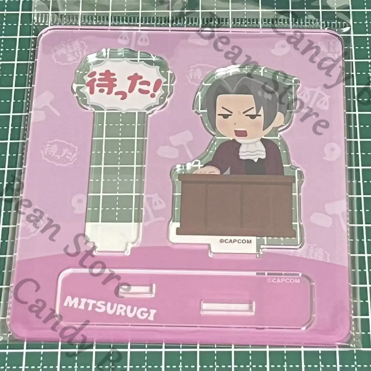 Anime véritable Ace avocat Phoenix Wright Miles Edgeworth Cosplay acrylique Inbetweening Figure support dessin animé debout signe de noël