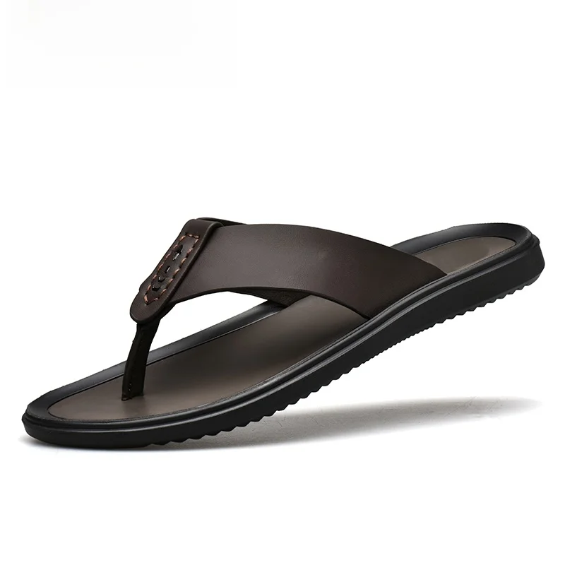 

Мужские сандалии Camel Active, новинка 2024, кожаные тапочки-стринги, летние уличные пляжные oes, дышащие повседневные туфли на плоском каблуке, чистый цвет