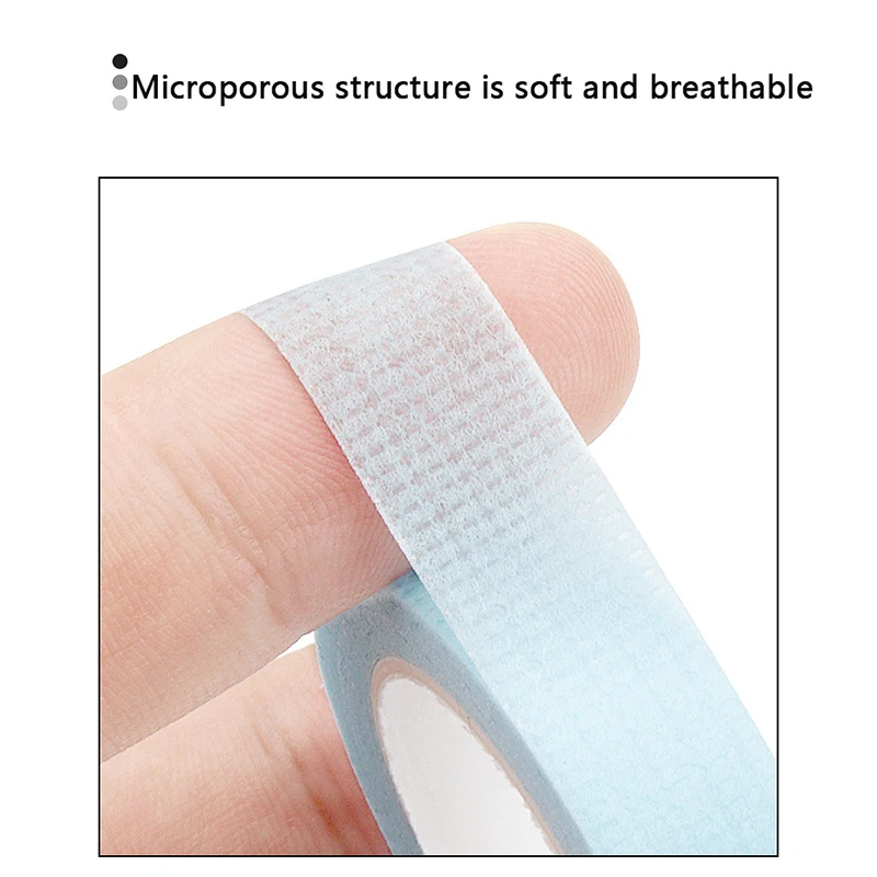 4.5m/rolo extensão de cílios fiapos respirável pano não tecido fita adesiva fita de papel médico para cílios postiços remendo ferramentas de maquiagem