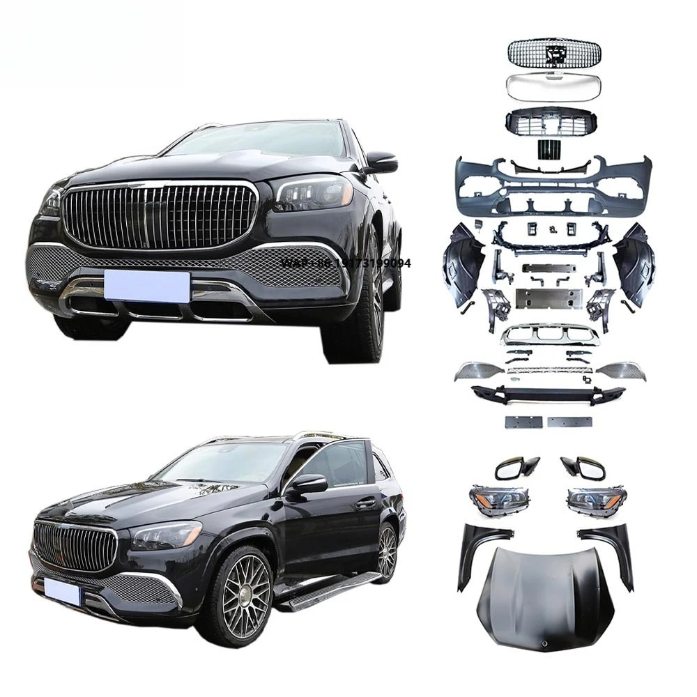 High Quality X166 2013-2015y GL/16GLS Upgrade to X167 MAY Style Body Kit PP Auto Upgrade Body Parts New Car Bumpers Grille Hood