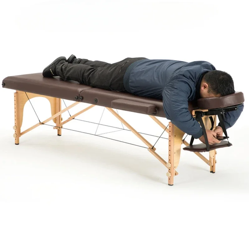 

Folding Massage Table Bed Chair Professional Chiropractic Beauty Salon Physiotherapy Equipment Thai Beds Lit Pliant Portable
