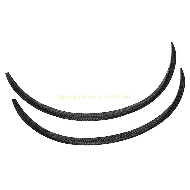 

H58F 2pcs Black Car for Fender Wheel Lip Rubber Protector Body Trim 70cm