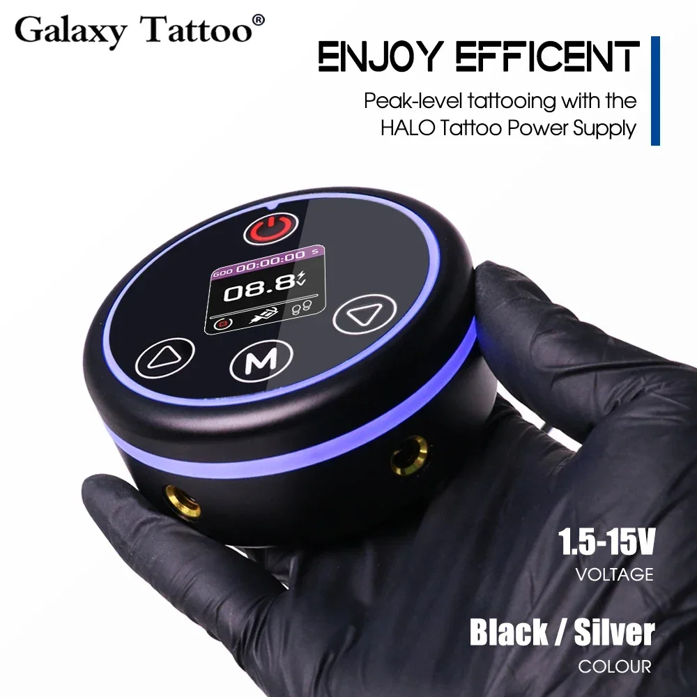 Professional LED Digital Tattoo Power Supply For Coil&Rotary Tattoo Machine With Adapter Permanent Makeup Body Art Supplies