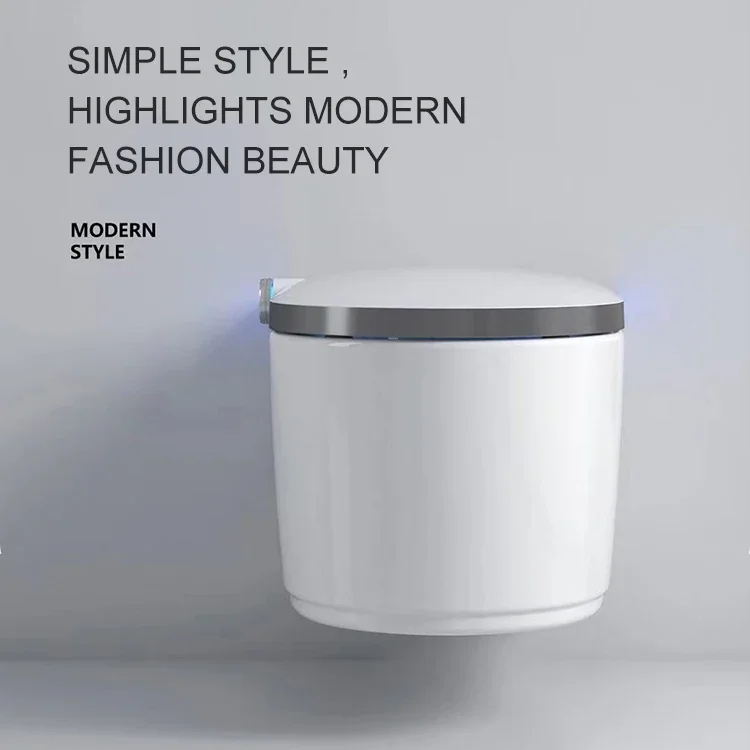 High End Automatic Wall Hung Smart WC Toilet Ceramic Intelligent White Wall Mounted Toilet