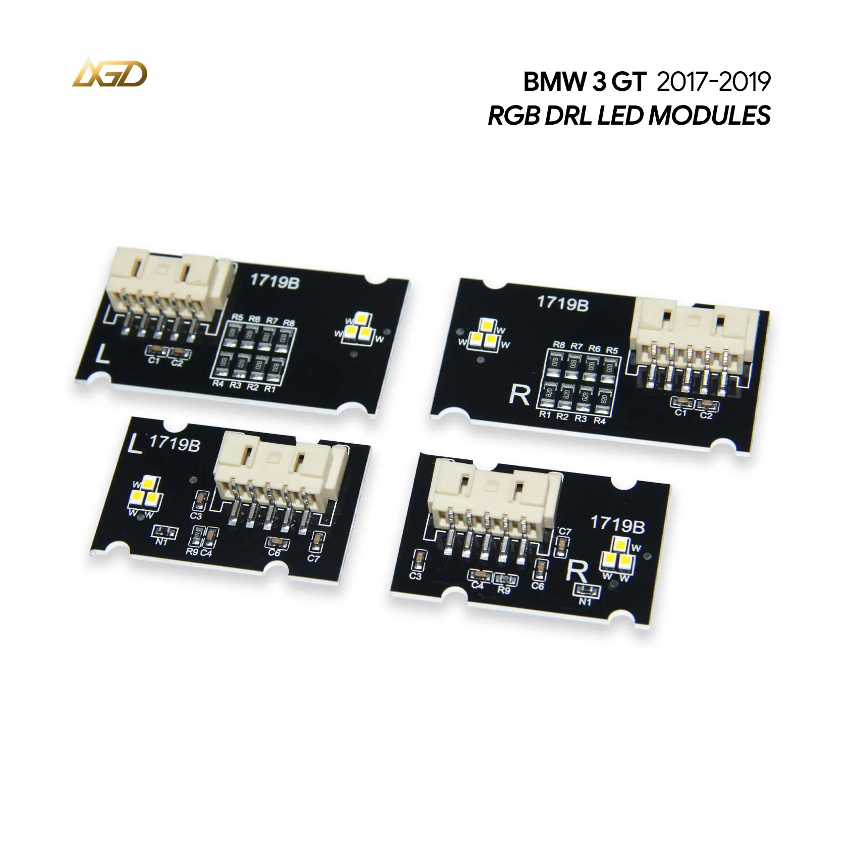 

Yellow LED DRL boards For 17-20 BMW 3' F34 318d 320d 320i 330d 340i GT Fits adaptive Headlights