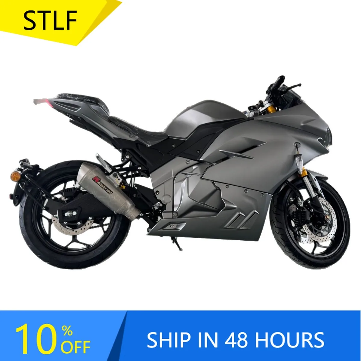

STLFHigh Quality120km/h High Quality Fast Speed Motor Electrical Racing Motorcycle 5000w Lithium Battery Sport Motorcycle for Sa