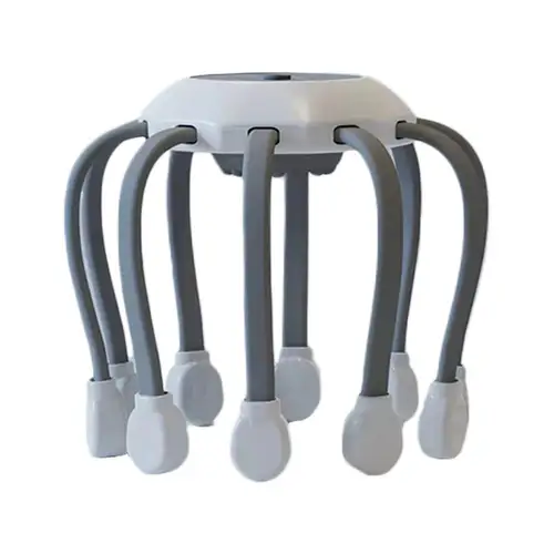 Imagen 2 del producto Masajeador de cabeza con garra de pulpo, terapia eléctrica de luz roja, alivio del cuero cabelludo, estimuladores de masaje, rascador para relajación, estrés, migraña