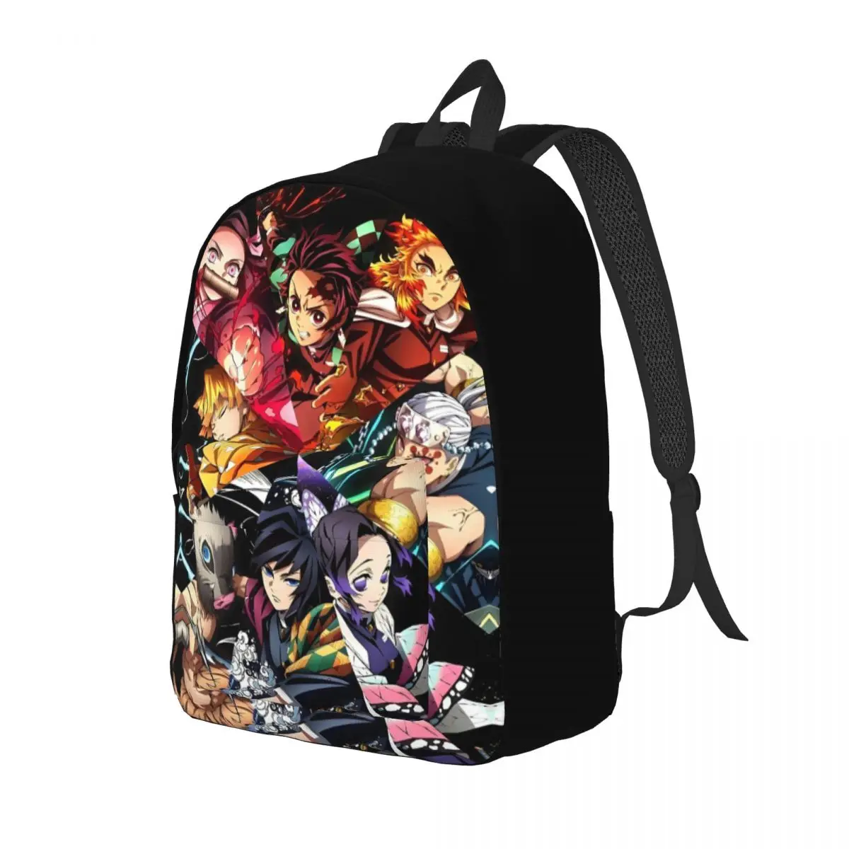 Anime Manga Demon Slayer Backpack Elementary High College School Student Bookbag Teens Daypack Travel