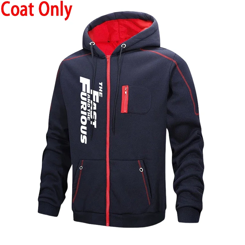 2026 Autumn Winter Popular Men Women Tracksuit Zipper Hooded Jacket+Running Pants 2 Piece Set Unisex Print Casual Coat Clothing view 5