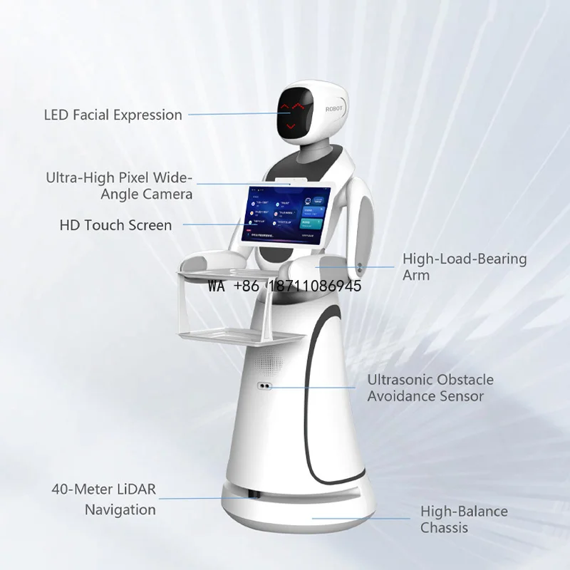 Reliable Autonomous Obstacle Avoidance High Precision Positioning Android Control Robot with Self Developed AI Model