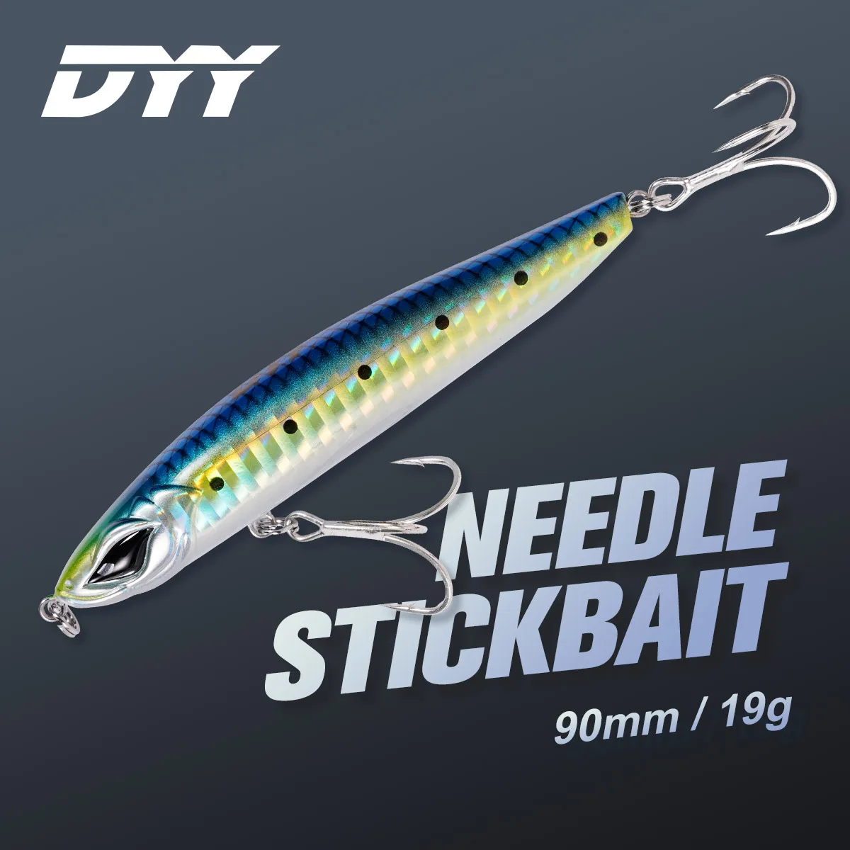 

DYY 9cm 18g Needle Stickbait Pencil Fishing Lure Sinking Wobblers Long Casting Artificial Hard Bait for Bass Pike Fishing Lures