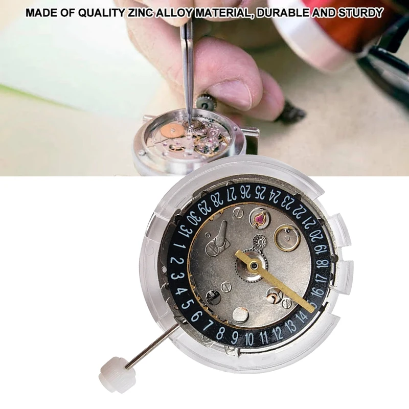 GMT2813 Watch Movement 6-Digit Single Calendar Four-Needle High-Precision Automatic Mechanical Movement Replacement